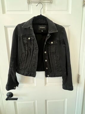 Banana Republic Factory Black Denim Jacket